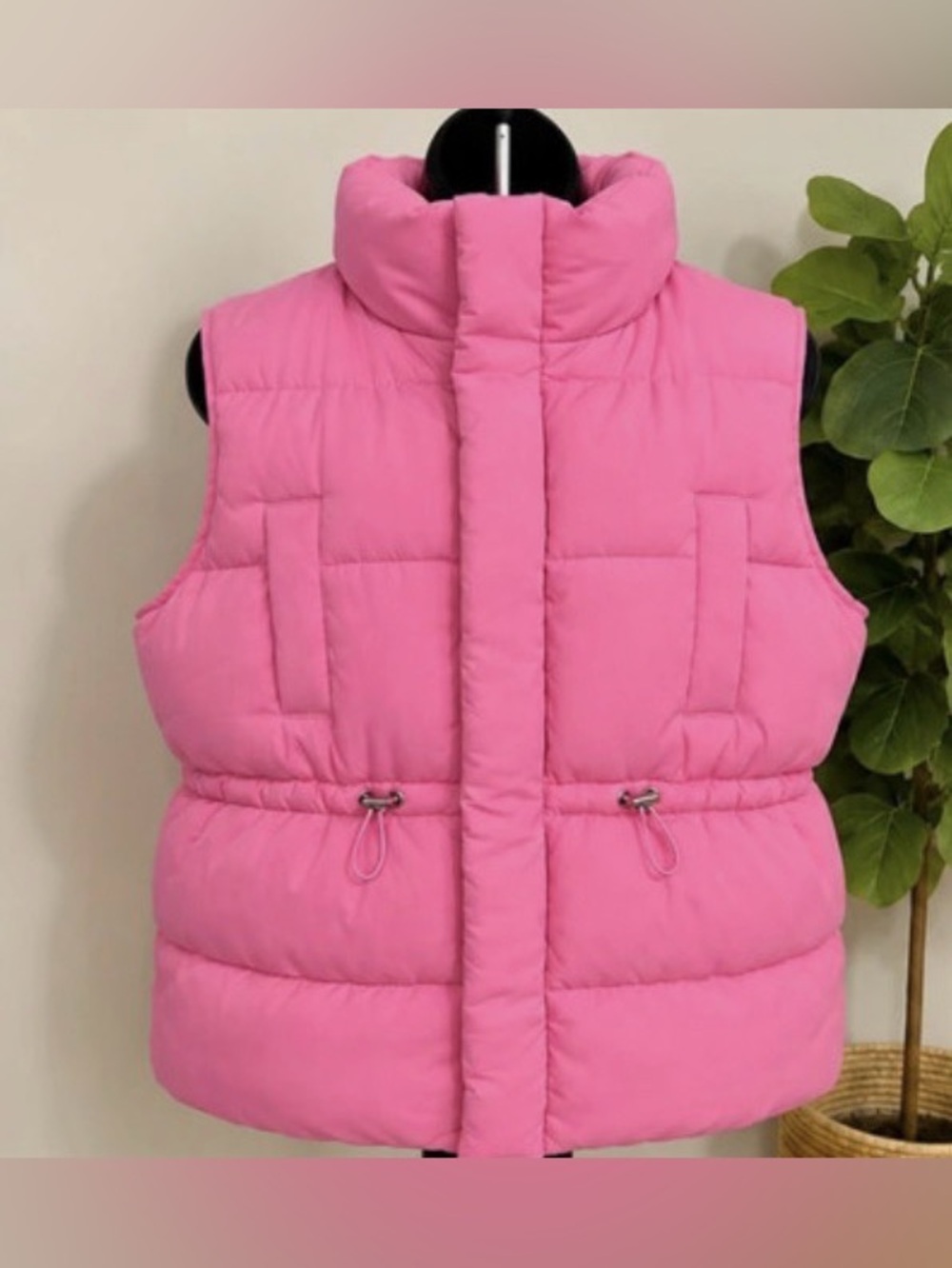 Bright Pink Puffer Vest for Kids - Brand Unspecified